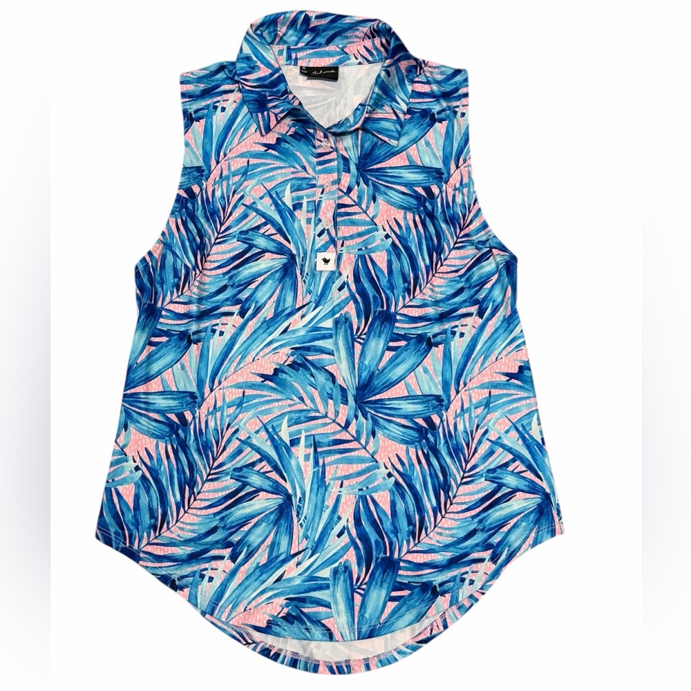 Bad Birdie Golf WOMEN'S SLEEVELESS PERFORMANCE POLOS Size XL